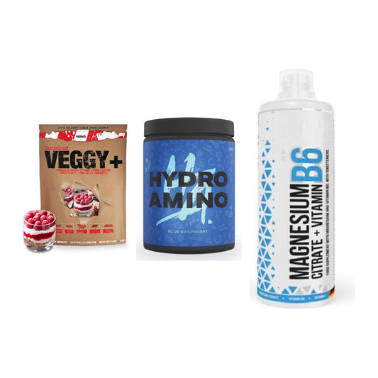 Pflanzliches Set: Sinob VEGGY + Nanosupps Hydro + MST Magnesium – alle enthaltenen Artikel