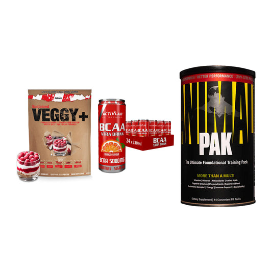 Pflanzliches Set: Sinob VEGGY + Activlab BCAA + Universal – alle enthaltenen Artikel