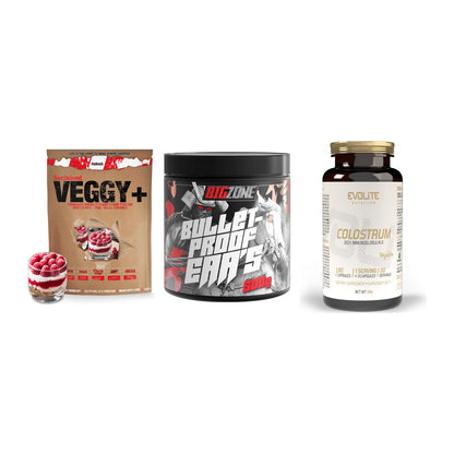 Pflanzliches Set: Sinob VEGGY + Big Zone + Evolite Nutriti – alle enthaltenen Artikel