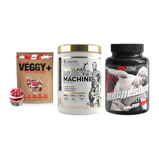 Pflanzliches Set: Sinob VEGGY + Kevin Levrone + Big Zone – alle enthaltenen Artikel