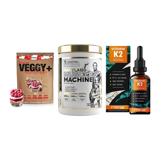Pflanzliches Set: Sinob VEGGY + Kevin Levrone + ProFuel Vitamin – alle enthaltenen Artikel