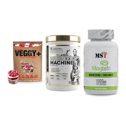 Pflanzliches Set: Sinob VEGGY + Kevin Levrone + MST Magnesium – alle enthaltenen Artikel