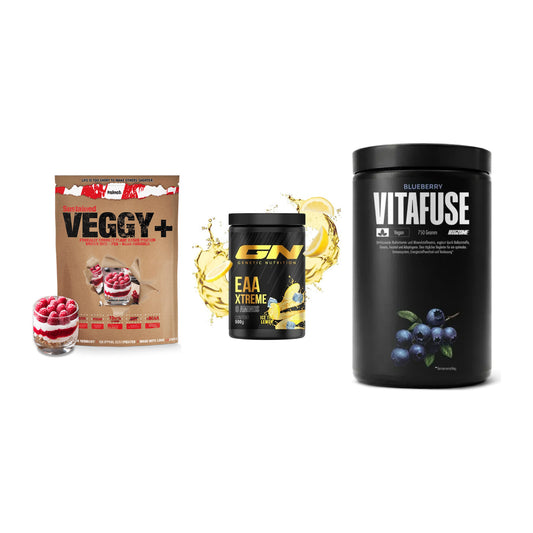 Pflanzliches Set: Sinob VEGGY + GN EAA Xtreme + Big Zone – alle enthaltenen Artikel