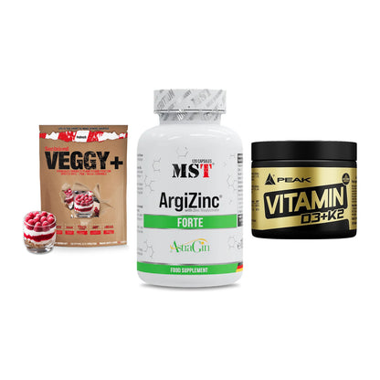 Pflanzliches Set: Sinob VEGGY + MST ArgiZinc + Peak Vitamin – alle enthaltenen Artikel