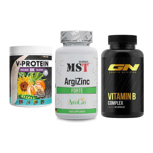 Pflanzliches Set: ProFuel V-Prote + MST ArgiZinc + GN Vitamin – alle enthaltenen Artikel