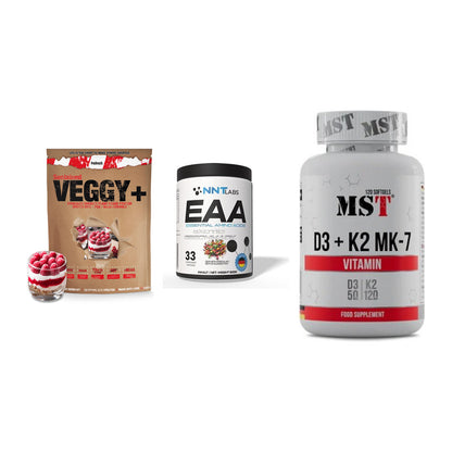 Pflanzliches Set: Sinob VEGGY + NNT EAA + MST Vitamin D3 – alle enthaltenen Artikel