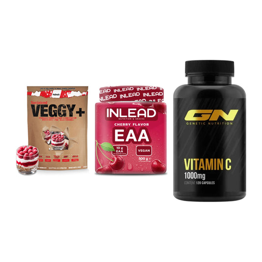 Pflanzliches Set: Sinob VEGGY + INLEAD EAA + GN Vitamin C – alle enthaltenen Artikel