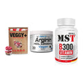 Pflanzliches Set: Sinob VEGGY + NNT Arginin HCL + MST B300 – alle enthaltenen Artikel