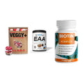 Pflanzliches Set: Sinob VEGGY + NNT EAA + ProFuel BIOTIN – alle enthaltenen Artikel