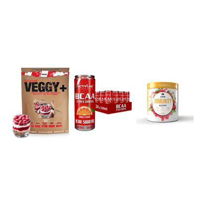 Pflanzliches Set: Sinob VEGGY + Activlab BCAA + FA Nutrition – alle enthaltenen Artikel