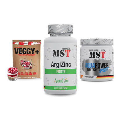 Pflanzliches Set: Sinob VEGGY + MST ArgiZinc + MST Aqua Power – alle enthaltenen Artikel