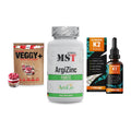 Pflanzliches Set: Sinob VEGGY + MST ArgiZinc + ProFuel Vitamin – alle enthaltenen Artikel