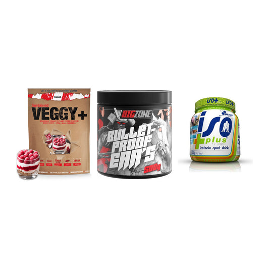 Pflanzliches Set: Sinob VEGGY + Big Zone + Olimp Iso Plus – alle enthaltenen Artikel