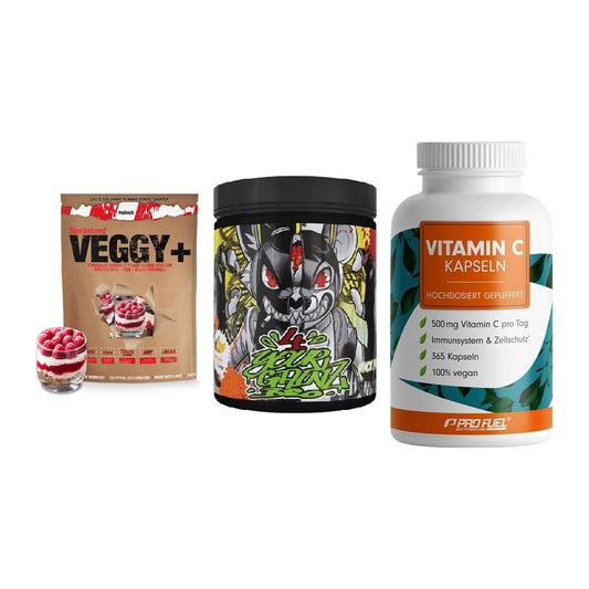 Pflanzliches Set: Sinob VEGGY + BPS-Pharma + ProFuel Vitamin – alle enthaltenen Artikel