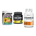 Pflanzliches Set: ProFuel V-Prote + BioTech EAA + BioTech Vitamin – alle enthaltenen Artikel