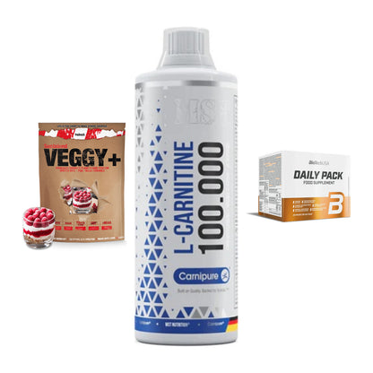 Pflanzliches Set: Sinob VEGGY + MST L-Carnitine + BioTech Daily – alle enthaltenen Artikel