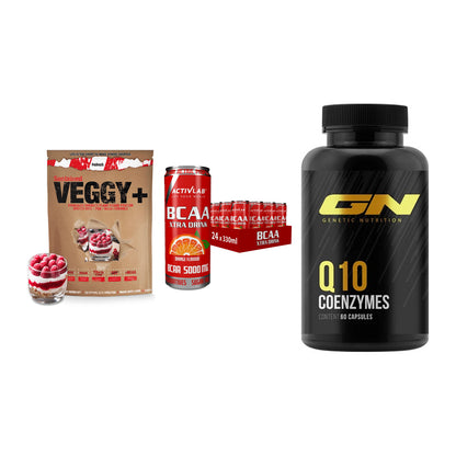 Pflanzliches Set: Sinob VEGGY + Activlab BCAA + GN Q10 Health – alle enthaltenen Artikel