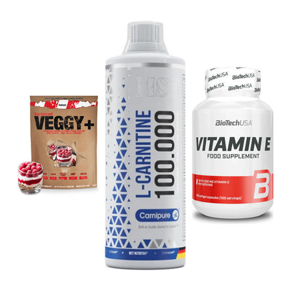 Pflanzliches Set: Sinob VEGGY + MST L-Carnitine + BioTech Vitamin – alle enthaltenen Artikel