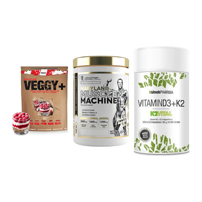 Pflanzliches Set: Sinob VEGGY + Kevin Levrone + Sinob Vitamin – alle enthaltenen Artikel