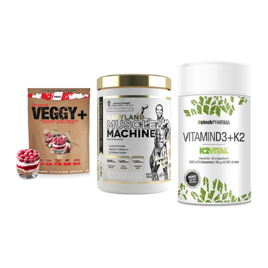 Pflanzliches Set: Sinob VEGGY + Kevin Levrone + Sinob Vitamin – alle enthaltenen Artikel