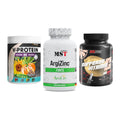 Pflanzliches Set: ProFuel V-Prote + MST ArgiZinc + Big Zone – alle enthaltenen Artikel