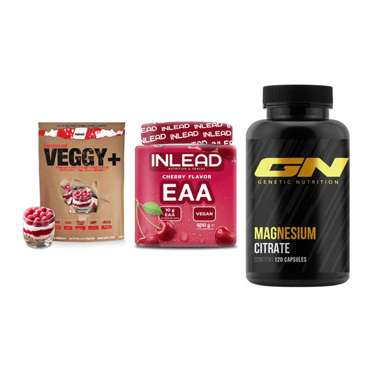 Pflanzliches Set: Sinob VEGGY + INLEAD EAA + GN Magnesium – alle enthaltenen Artikel