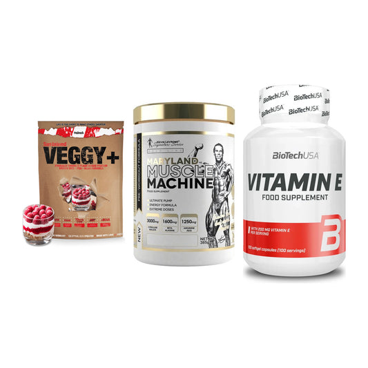 Pflanzliches Set: Sinob VEGGY + Kevin Levrone + BioTech Vitamin – alle enthaltenen Artikel