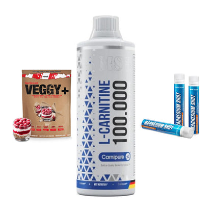 Pflanzliches Set: Sinob VEGGY + MST L-Carnitine + Body Attack – alle enthaltenen Artikel