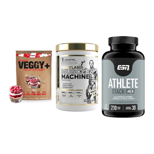 Pflanzliches Set: Sinob VEGGY + Kevin Levrone + ESN Athlete – alle enthaltenen Artikel