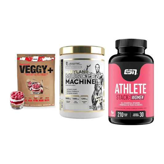 Pflanzliches Set: Sinob VEGGY + Kevin Levrone + ESN Athlete – alle enthaltenen Artikel