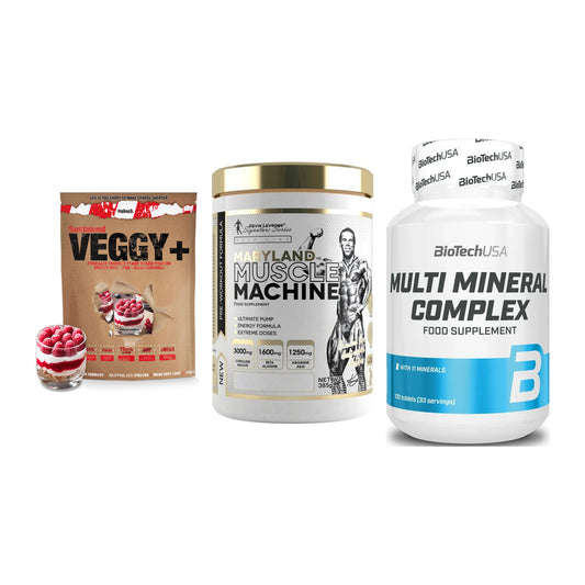 Pflanzliches Set: Sinob VEGGY + Kevin Levrone + BioTech Multi – alle enthaltenen Artikel