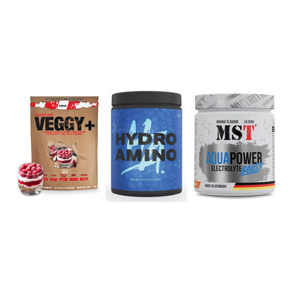 Pflanzliches Set: Sinob VEGGY + Nanosupps Hydro + MST Aqua Power – alle enthaltenen Artikel