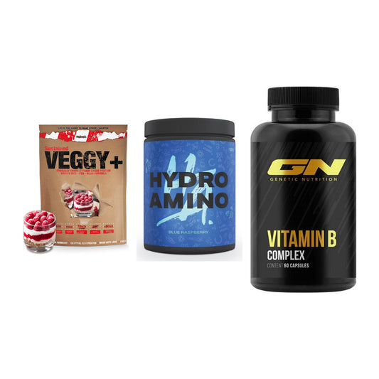 Pflanzliches Set: Sinob VEGGY + Nanosupps Hydro + GN Vitamin – alle enthaltenen Artikel