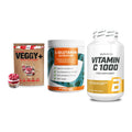 Pflanzliches Set: Sinob VEGGY + ProFuel Glutami + BioTech Vitamin – alle enthaltenen Artikel