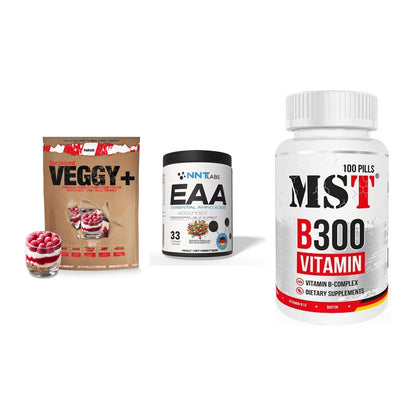 Pflanzliches Set: Sinob VEGGY + NNT EAA + MST B300 – alle enthaltenen Artikel