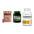 Pflanzliches Set: Sinob VEGGY + Scitec BCAA + BioTech B – alle enthaltenen Artikel
