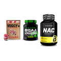 Pflanzliches Set: Sinob VEGGY + Scitec BCAA + BioTech NAC – alle enthaltenen Artikel