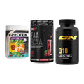 Pflanzliches Set: ProFuel V-Prote + MST EAA & BCAA + GN Q10 Health – alle enthaltenen Artikel