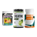 Pflanzliches Set: ProFuel V-Prote + MST Creatine + ProFuel BIOTIN – alle enthaltenen Artikel
