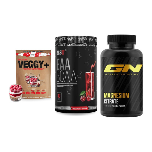 Pflanzliches Set: Sinob VEGGY + MST EAA & BCAA + GN Magnesium – alle enthaltenen Artikel