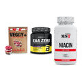 Pflanzliches Set: Sinob VEGGY + BioTech EAA + MST Niacin – alle enthaltenen Artikel
