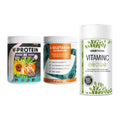 Pflanzliches Set: ProFuel V-Prote + ProFuel Glutami + Sinob Vitamin C – alle enthaltenen Artikel