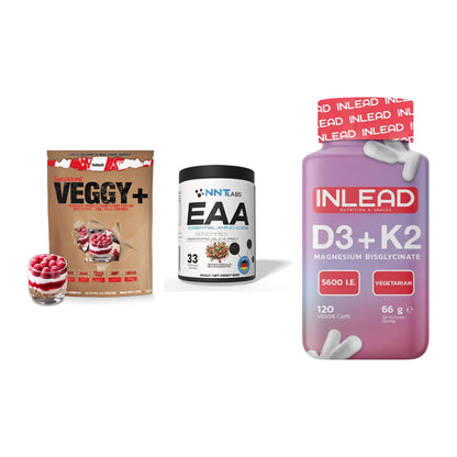 Pflanzliches Set: Sinob VEGGY + NNT EAA + INLEAD Vitamin – alle enthaltenen Artikel