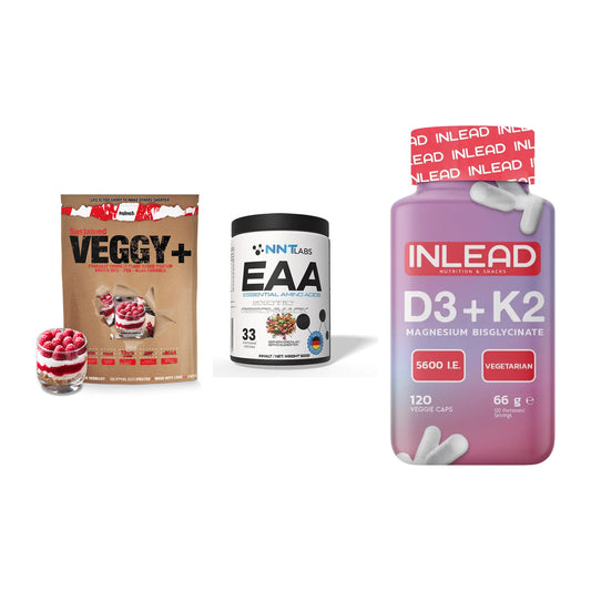 Pflanzliches Set: Sinob VEGGY + NNT EAA + INLEAD Vitamin – alle enthaltenen Artikel