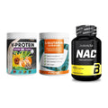 Pflanzliches Set: ProFuel V-Prote + ProFuel Glutami + BioTech NAC – alle enthaltenen Artikel