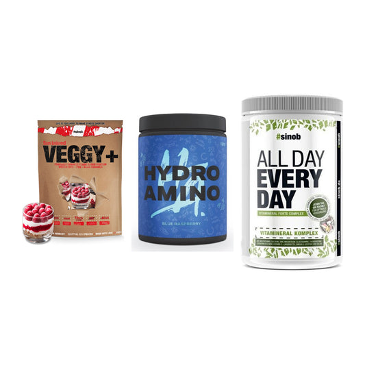 Pflanzliches Set: Sinob VEGGY + Nanosupps Hydro + Sinob All Day – alle enthaltenen Artikel