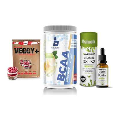 Pflanzliches Set: Sinob VEGGY + Blackline + Sinob Vitamin – alle enthaltenen Artikel