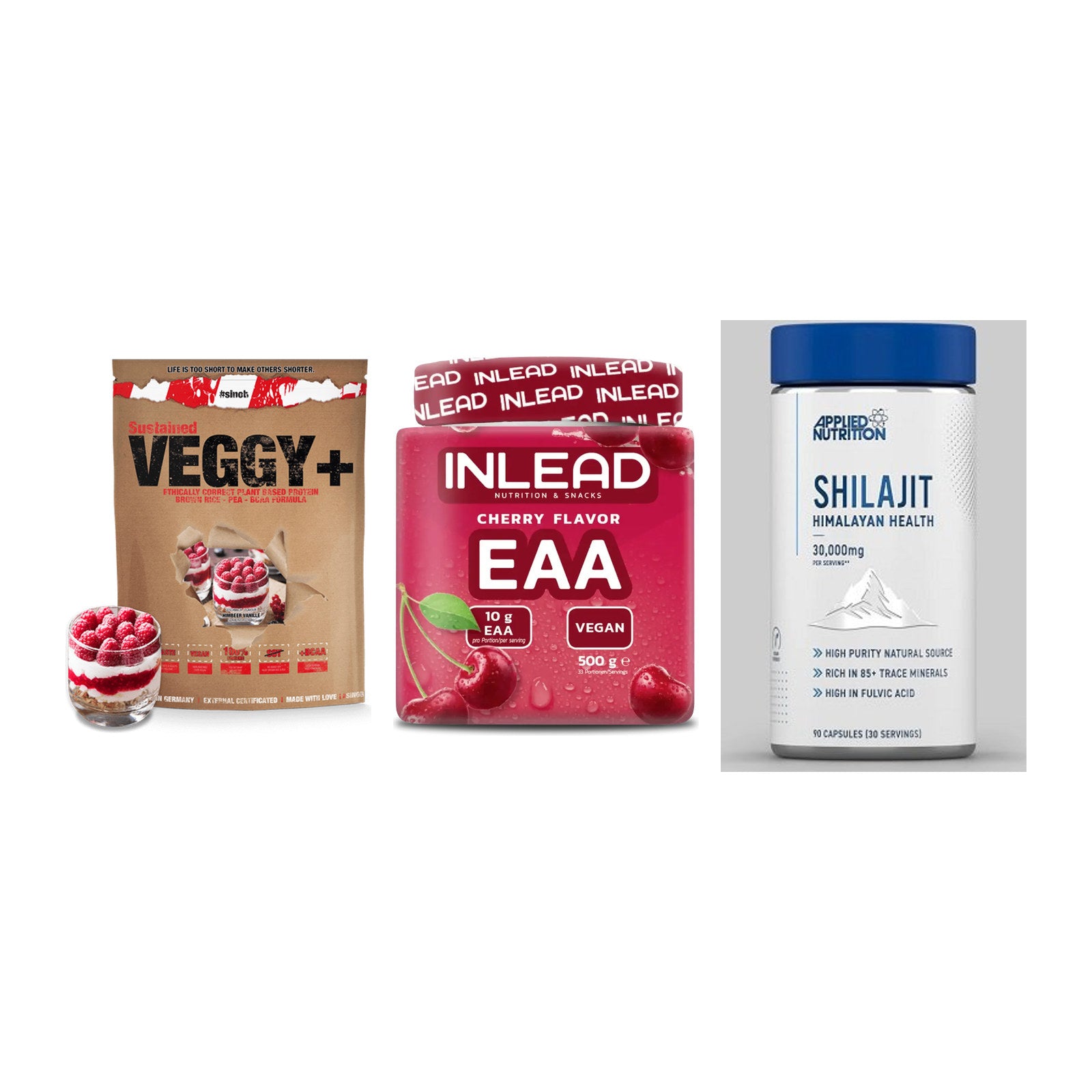 Pflanzliches Set: Sinob VEGGY + INLEAD EAA + Applied Nutriti – alle enthaltenen Artikel