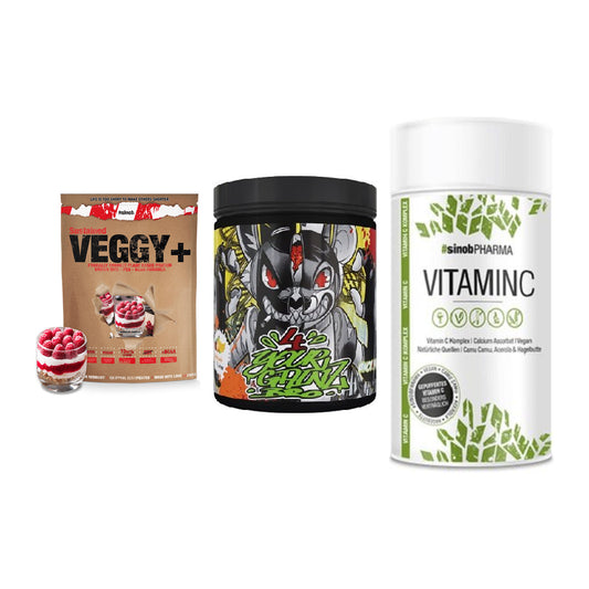 Pflanzliches Set: Sinob VEGGY + BPS-Pharma + Sinob Vitamin C – alle enthaltenen Artikel