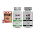 Pflanzliches Set: Sinob VEGGY + MST ArgiZinc + MST Iron – alle enthaltenen Artikel